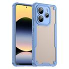 For Redmi Note 14 5G Global Armor Glaze PC Hybrid TPU Phone Case(Blue) - 1