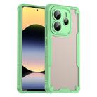 For Redmi Note 14 5G Global Armor Glaze PC Hybrid TPU Phone Case(Green) - 1