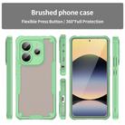 For Redmi Note 14 5G Global Armor Glaze PC Hybrid TPU Phone Case(Green) - 2