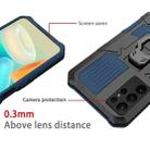 For Samsung Galaxy S24 Ultra 5G Armor Warrior Shockproof PC + TPU Phone Case(Blue) - 3