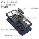 For Samsung Galaxy S25 Ultra 5G Armor Warrior Shockproof PC + TPU Phone Case(Blue) - 2