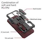 For Samsung Galaxy S25 Ultra 5G Armor Warrior Shockproof PC + TPU Phone Case(Brown) - 2