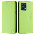 For Realme 9 Pro 5G Global / 9 5G EU Version RC01 Dual-Folded Magnetic Suction RFID Leather Phone Case(Grass Green) - 2