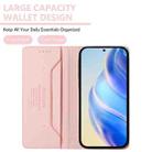 For Realme 12+ 5G / Narzo 70 Pro 5G Indian RC01 Dual-Folded Magnetic Suction RFID Leather Phone Case(Pink) - 3