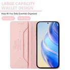 For Realme C30 4G / Narzo 50i Prime / C30s RC01 Dual-Folded Magnetic Suction RFID Leather Phone Case(Pink) - 3