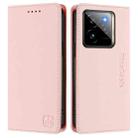 For Realme GT 7 Pro 5G RC01 Dual-Folded Magnetic Suction RFID Leather Phone Case(Pink) - 2