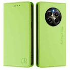 For Realme P1 Pro RC01 Dual-Folded Magnetic Suction RFID Leather Phone Case(Grass Green) - 2