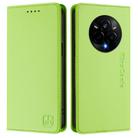 For Realme 14 Pro 5G RC01 Dual-Folded Magnetic Suction RFID Leather Phone Case(Grass Green) - 2