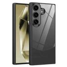 For Samsung Galaxy S23 FE 5G Litchi Texture TPU Hybrid Acrylic Phone Case(Black) - 1