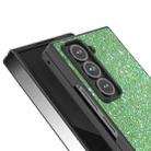 For Samsung Galaxy Z Fold Special Black Frame Colorful Glitter Phone Case(Dark Green) - 3