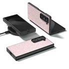 For Samsung Galaxy Z Fold Special Black Frame Colorful Glitter Phone Case(Pink) - 2