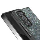 For Samsung Galaxy Z Fold Special Black Frame Colorful Glitter Phone Case(Black Green) - 3