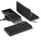 For Samsung Galaxy Z Fold Special Black Edge Two-color Calf Texture PU Phone Case(Black) - 2