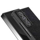 For Samsung Galaxy Z Fold Special Dual Color Lichi Texture PU Phone Case(Black) - 3