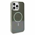 For iPhone 16 Pro Max Metal Lens Frame MagSafe Phone Case(Grey) - 1