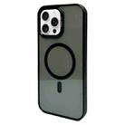 For iPhone 16 Pro Max Metal Lens Frame MagSafe Phone Case(Black) - 1