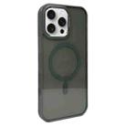 For iPhone 15 Pro Max Metal Lens Frame MagSafe Phone Case(Dark Grey) - 1