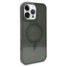 For iPhone 14 Pro Max Metal Lens Frame MagSafe Phone Case(Dark Grey) - 1