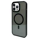 For iPhone 13 Pro Max Metal Lens Frame MagSafe Phone Case(Black) - 1