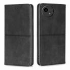 For Sharp Aquos Wish4 Cow Texture Magnetic Leather Phone Case(Black) - 1