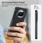 For Huawei Mate X3 Integrated AG Frosted Vacuum Plating Phone Case(Black) - 2