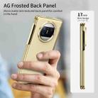 For Huawei Mate X3 Integrated AG Frosted Vacuum Plating Phone Case(Gold) - 2