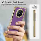 For Huawei Mate X5 Integrated AG Frosted Vacuum Plating Phone Case(Purple) - 2