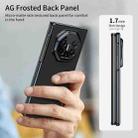 For Huawei Mate XT Ultimate Design Integrated AG Frosted Vacuum Plating Phone Case(Black) - 2