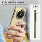 For Huawei Mate XT Ultimate Design Integrated AG Frosted Vacuum Plating Phone Case(Gold) - 2