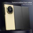 For Huawei Mate XT Ultimate Design Integrated AG Frosted Vacuum Plating Phone Case(Gold) - 3