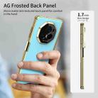 For Honor Magic V3 Integrated AG Frosted Vacuum Plating Phone Case(Ice Blue) - 2