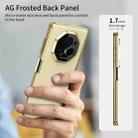 For Honor Magic V3 Integrated AG Frosted Vacuum Plating Phone Case(Gold) - 2