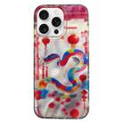 For iPhone 15 Pro Double Layer IMD Pattern TPU Phone Case(New Year Snake) - 1