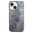 For iPhone 15 Double Layer IMD Pattern TPU Phone Case(Pleated Paper Stripes) - 1