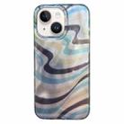 For iPhone 15 Double Layer IMD Pattern TPU Phone Case(Contrast Stripes) - 1