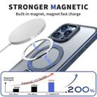 For iPhone 16 Wing Series Gen2 MagSafe Metal Ring Holder Phone Case(Blue) - 2