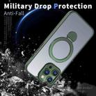 For iPhone 16 Wing Series Gen2 MagSafe Metal Ring Holder Phone Case(Green) - 3