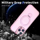 For iPhone 15 Pro Max Wing Series Gen2 MagSafe Metal Ring Holder Phone Case(Pink) - 3