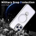 For iPhone 14 Plus Wing Series Gen2 MagSafe Metal Ring Holder Phone Case(Transparent) - 3