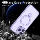 For iPhone 13 Pro Max Wing Series Gen2 MagSafe Metal Ring Holder Phone Case(Light Purple) - 3