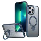 For iPhone 13 Pro Max Wing Series Gen2 MagSafe Metal Ring Holder Phone Case(Blue) - 1