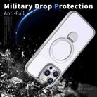 For iPhone 12 Pro Max Wing Series Gen2 MagSafe Metal Ring Holder Phone Case(Transparent) - 3