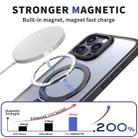 For iPhone 11 Wing Series Gen2 MagSafe Metal Ring Holder Phone Case(Black) - 2
