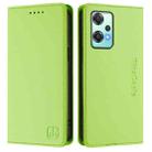 For OnePlus Nord CE 2 Lite 5G / Nord 2 Lite RC01 Dual-Folded Magnetic Suction RFID Leather Phone Case(Grass Green) - 2