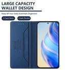 For OnePlus 13R / Ace 5 / Ace 5 Pro RC01 Dual-Folded Magnetic Suction RFID Leather Phone Case(Dark Blue) - 3