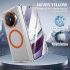 For Huawei Mate X3 lce Folding Series MagSafe Integrated Clear PC Phone Case(Orange) - 2