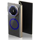 For Huawei Mate XT Ultimate Design lce Folding Series MagSafe Integrated Clear PC Phone Case(Royal Blue) - 1