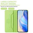 For Honor 80 RC01 Dual-Folded Magnetic Suction RFID Leather Phone Case(Grass Green) - 3