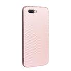 For OPPO A5(AX5) / A3s / A12e Carbon Fiber Texture Horizontal Flip TPU + PC + PU Leather Case with Card Slot(Pink) - 2