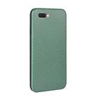 For OPPO A5(AX5) / A3s / A12e Carbon Fiber Texture Horizontal Flip TPU + PC + PU Leather Case with Card Slot(Green) - 3